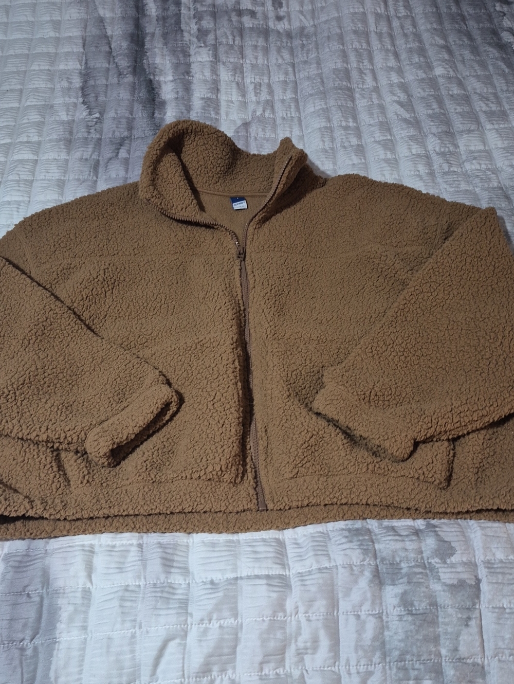 Old Navy Tan Sherpa Fleece Jacket